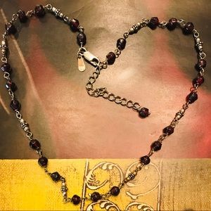 ❤️ Beautiful Silpada Garnet Necklace